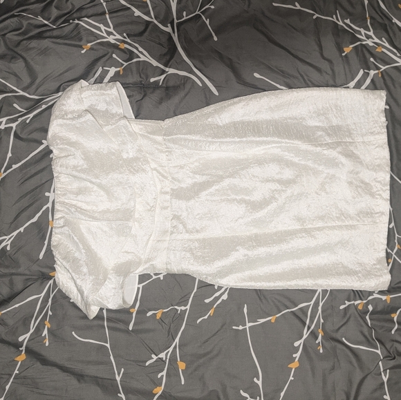 White strapless dress - Picture 8 of 10